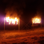Machane Horef Fire Writing (click to enlarge)